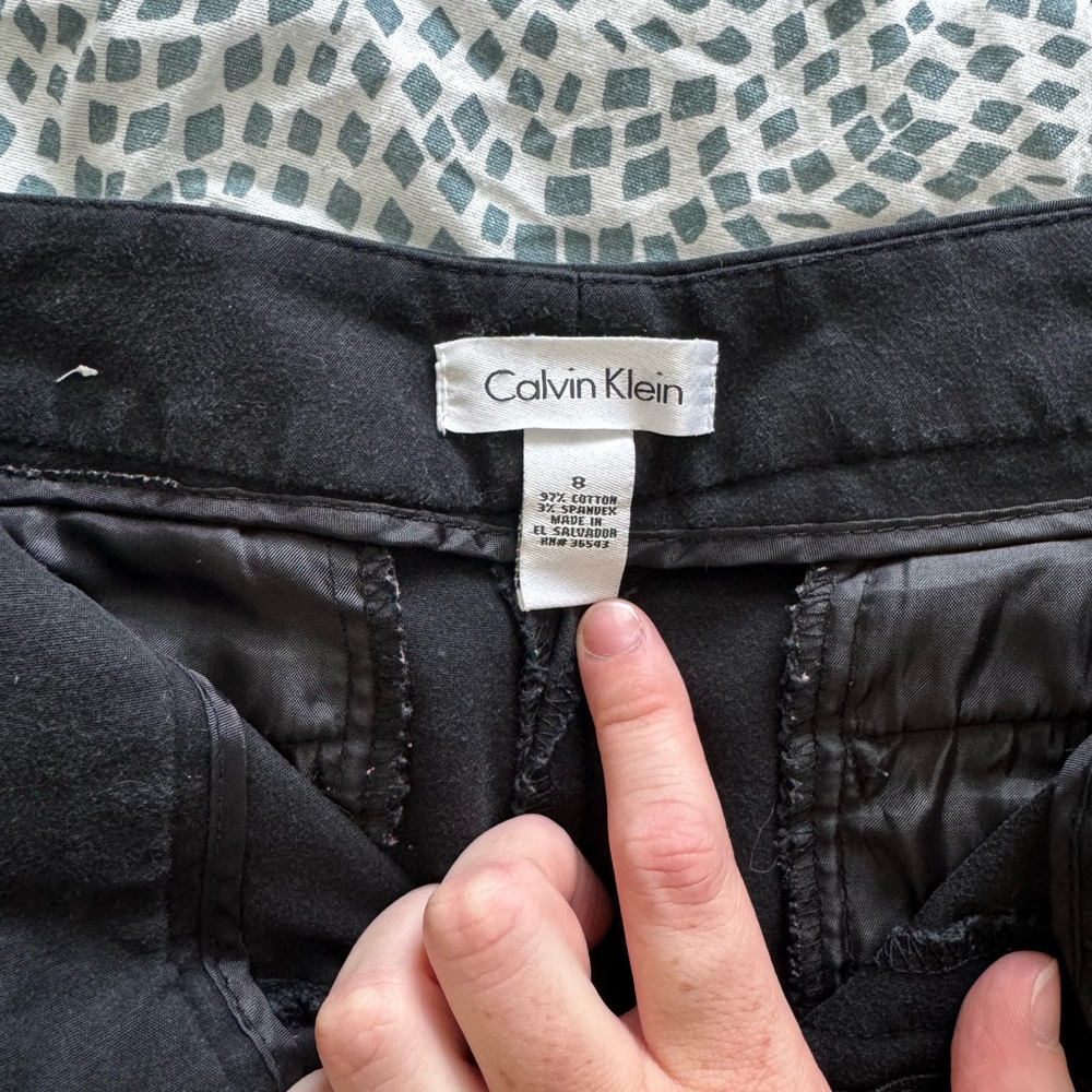 Calvin Klein Black Slacks